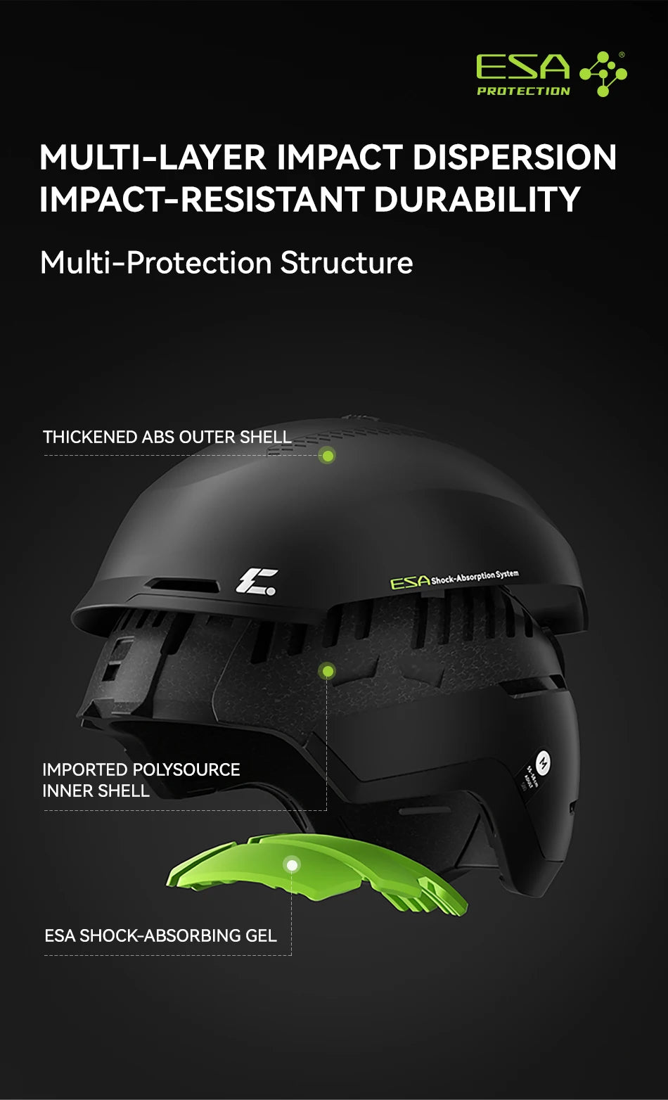 COPOZZ Winter Ski Helmet One-piece Adult Universal Snow Helmet Skating Ski Snowboard Outdoor Sports Helmets with RECCO Reflector