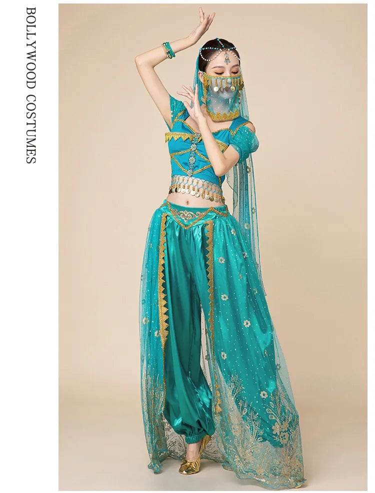 Belly Dance Dress Jasmine Princes Cosplay Dresses Han and Tang Chinese Style Cos Costume Girls female Belly Dance Outfits