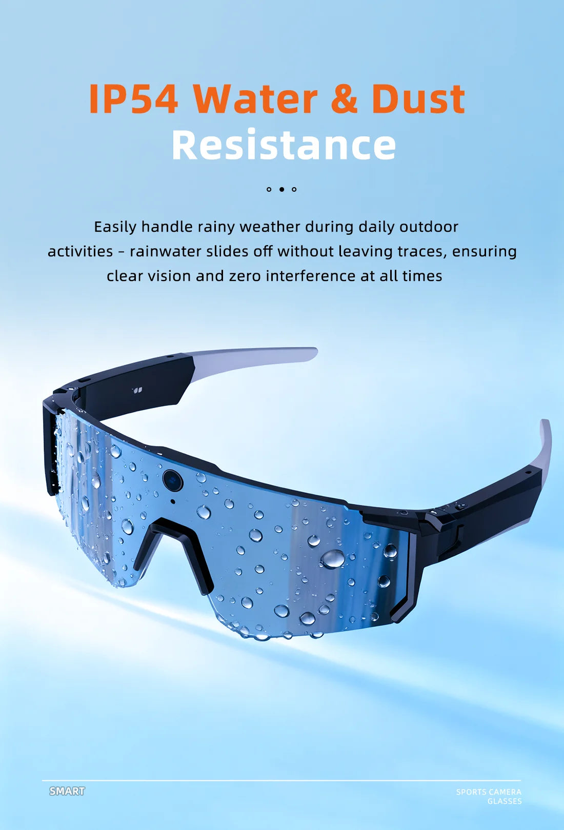 4K Polarized Sunglasses AI Smart HD 800W Camera Bluetooth Call Translation For Men Cycling Anti Glare Driving UV400 IP54 Goggles
