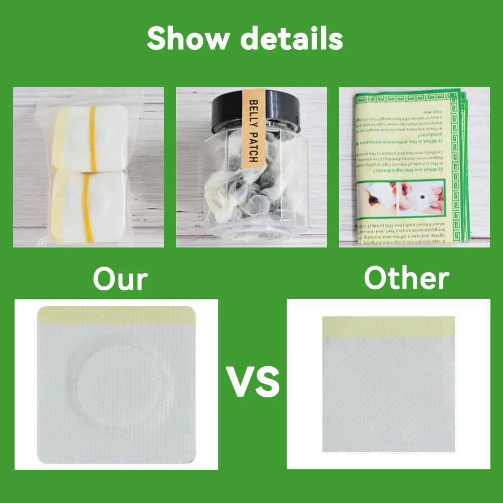 30/60/90Pcs Herbal Belly Slim Patch To Lose Weight Fast Slimming Pill Body Shaper Tummy Navel Plaster Burns Abdominal Fat Burner