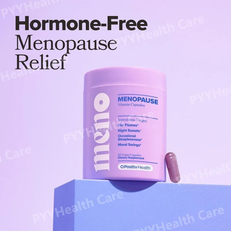 Women Vitamin Supplement with Vitamin D3 B6 Menopause Use Helps Relieve Night Sweats Mood Swings Health Food Supplement