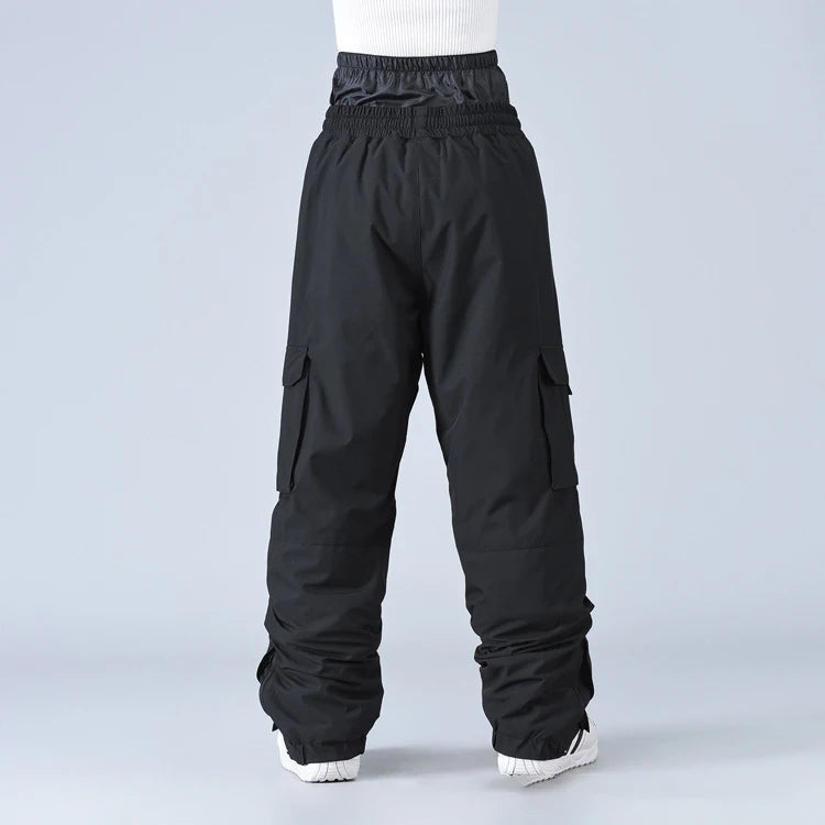New Winter Ski Pants Men Outdoor Windproof Waterproof Warm Work Pants Women Single Board Breathable Loose Sports Snow Pants