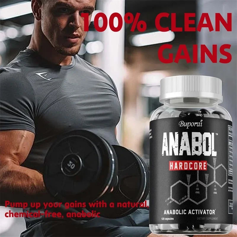 Anabol Supplement - Enhances Energy Endurance, Contributes To Muscle Growth, Strength Improvement, Cognitive Health, Memory