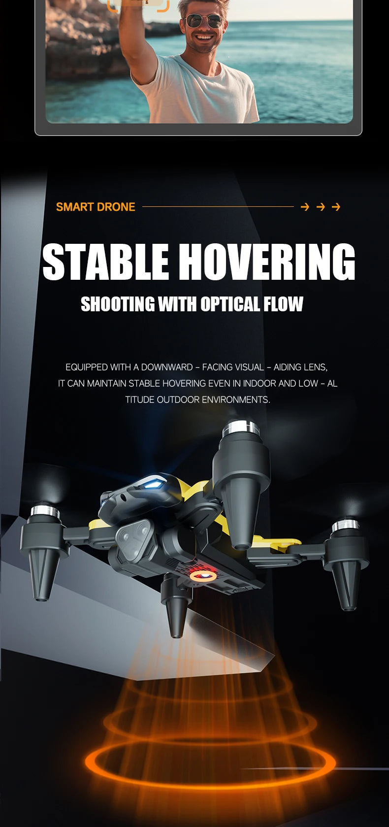 New M5 Drone Professional 8K Dual Camera 360° Obstacle Avoidance 5G Optical Flow Positioning Brushless RC Drone Quadcopter Gifts
