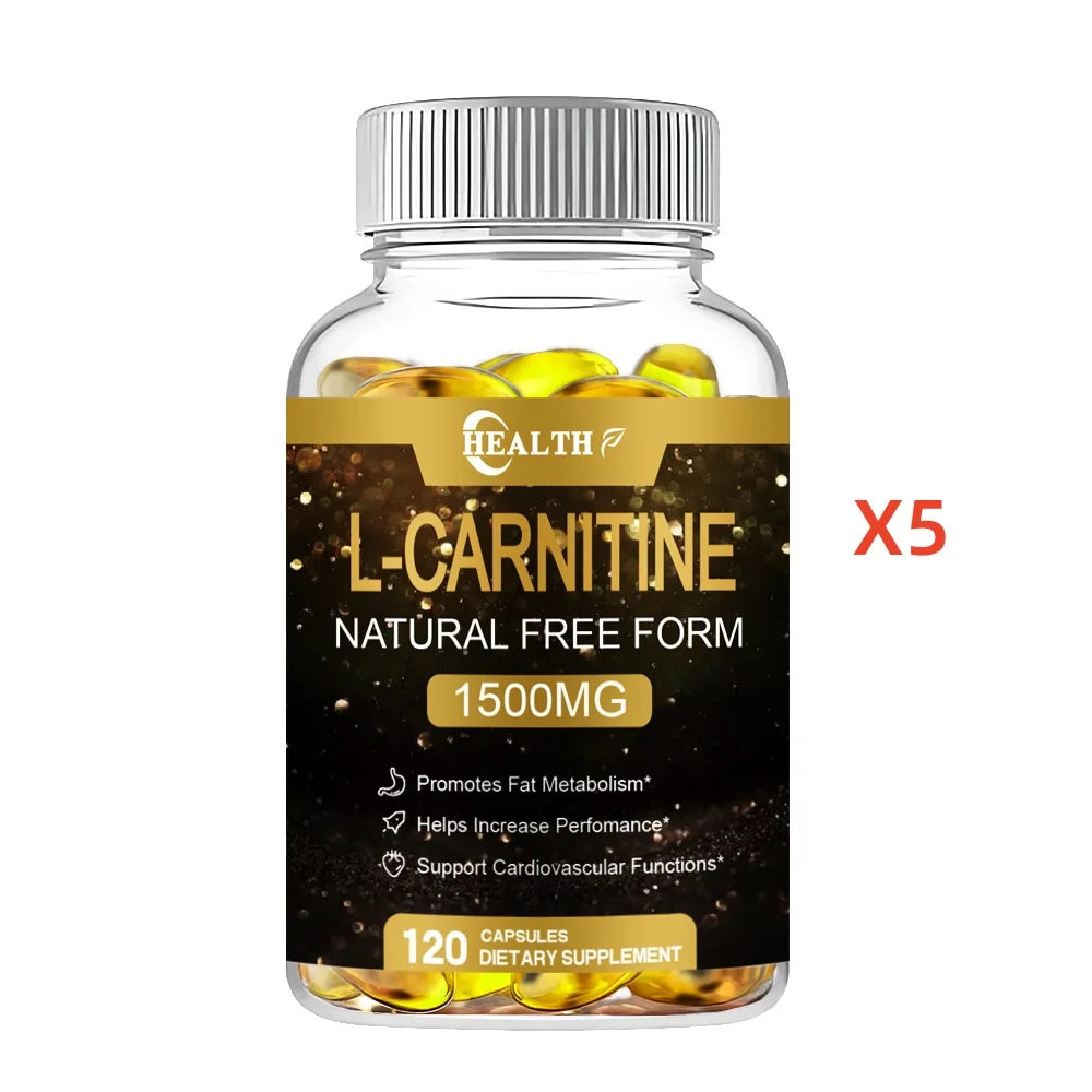 L-Carnitine 1,500 mg High Potency Supports Natural Energy Production, Sports Nutrition, Supports Memory/Focus