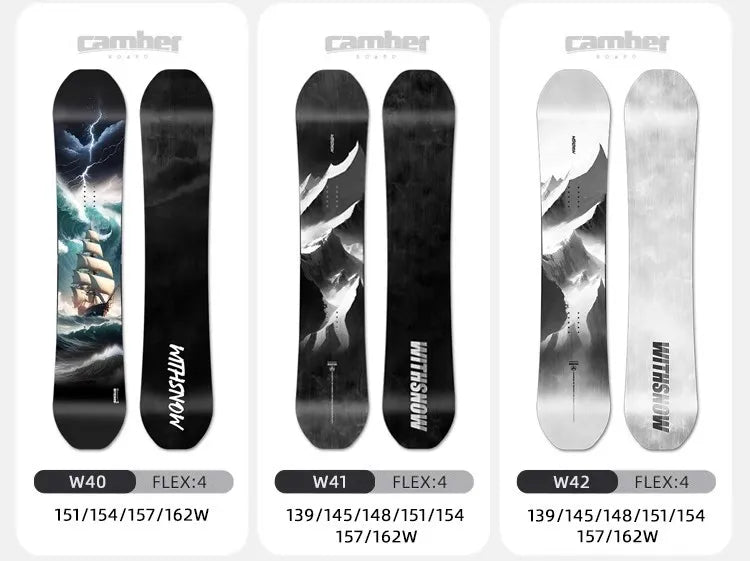 Snowboard set full set, adult, fast wear retainer, snowboard shoes all-round board