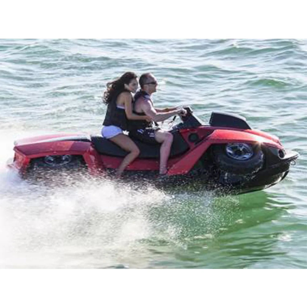 Factory Supplies High Quality OEM Fiberglass 4 Stroke Engine Amphibious Water Sports Vehicles Heavy Duty All Terrain Lake River