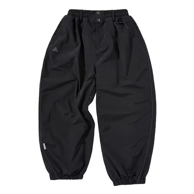 Ski Pants Men's Women's Single Board Waterproof Loose Fit Wear Resistant Professional Double Board Ski Pants
