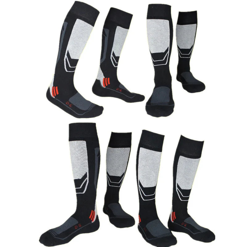 Cotton Ski Men Thermal Winter Socks Women Children Sports Socks Snowboarding Cycling Adult Skiing Thicker Leg Warm