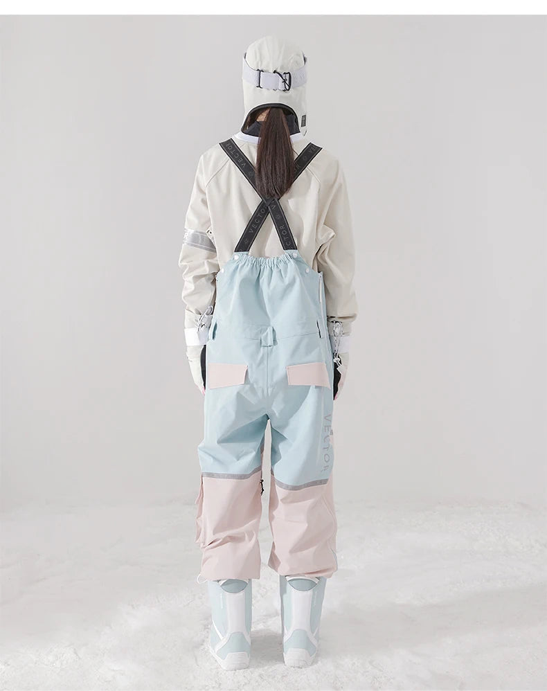 VECTOR Ski Suit Set Women Man Winter Women Jackets and Pants Warm Waterproof Women Jackets Pants Outdoor Ski Bike Camping 2023