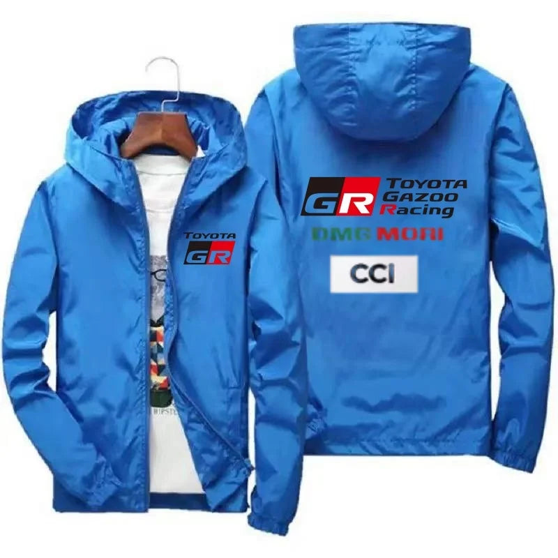 2026 New Toyota GR Men's Motorcycle Jacket, A Casual Twill Baseball-style Coat for Spring and Autumn, Men's Hip-hop Street Style