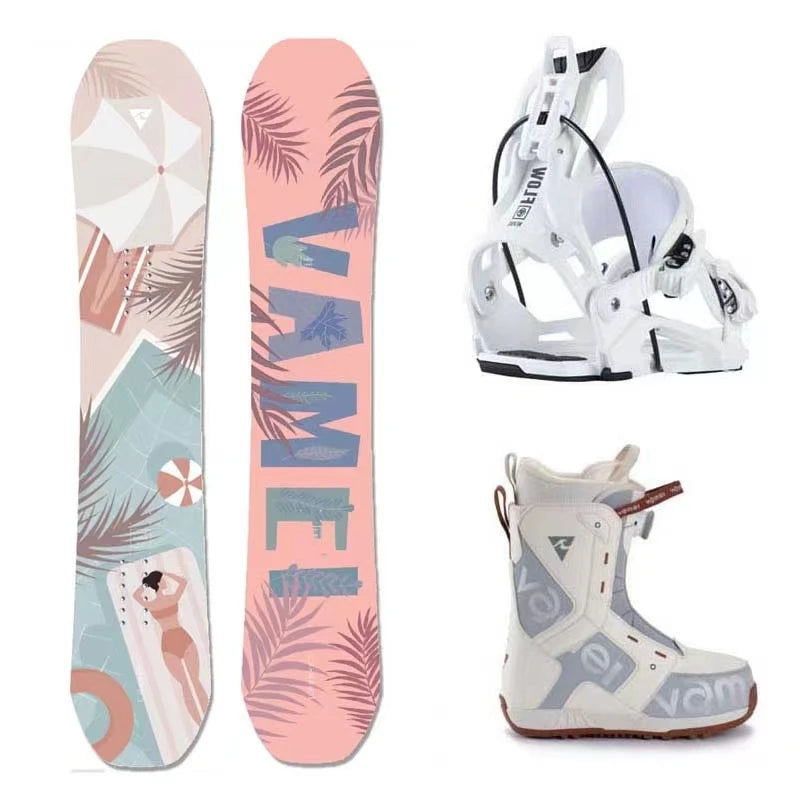 2023 New Design Beginner Ability Powder Freeride Snowboard Snowboarding Supplies With Binding
