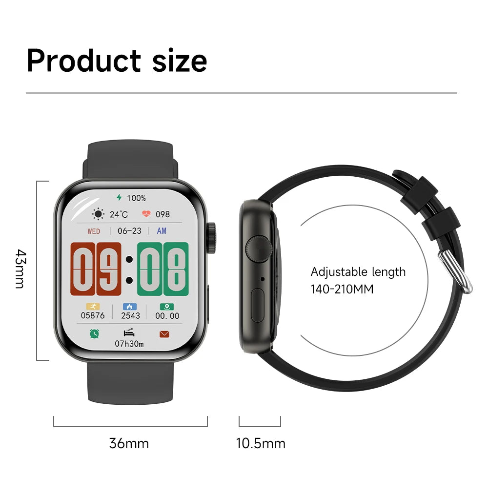 2026 New For iOS Watch Series 11 Smart Watch Ultra HD AMOLED GPS NFC Heart Rate IP68 Waterproof Sport Fitness Call Smartbracelet