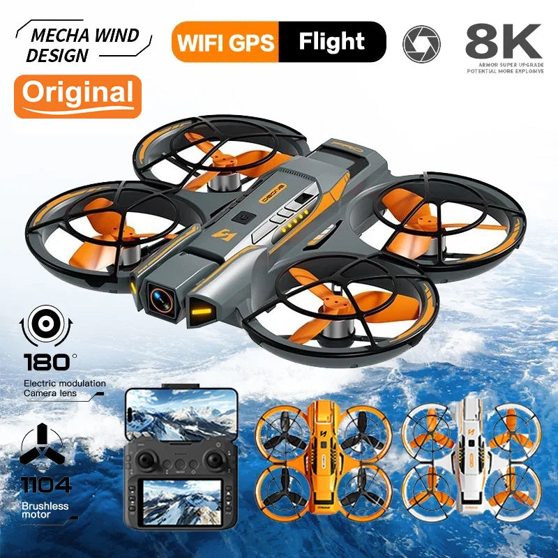 Original A21Pro Mini Drone 8K GPS Professional HD Aerial Photography Remote Control Aircraft 5G HD Camera Quadcopter Toy UAV