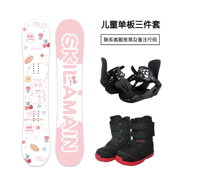 сноуборд детский New Children's Snowboard All-around Board All Terrain Board Snowboard Snowboard Set