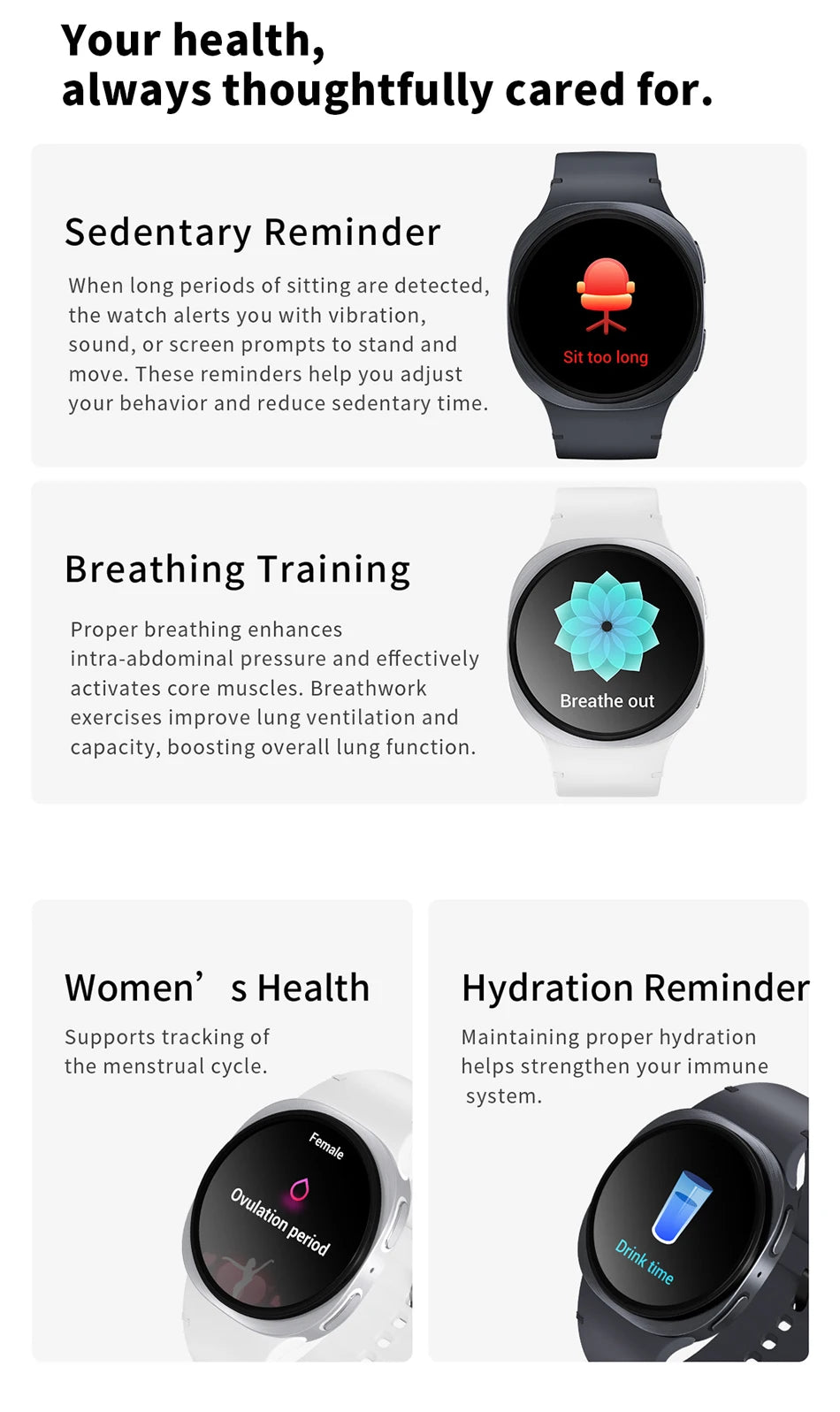 2026 New Galaxywatch Ultra 8 Ladies SmartWatch Compass IP68 waterproof BT Call GPS map navigation Men SmartWatch For Android IOS