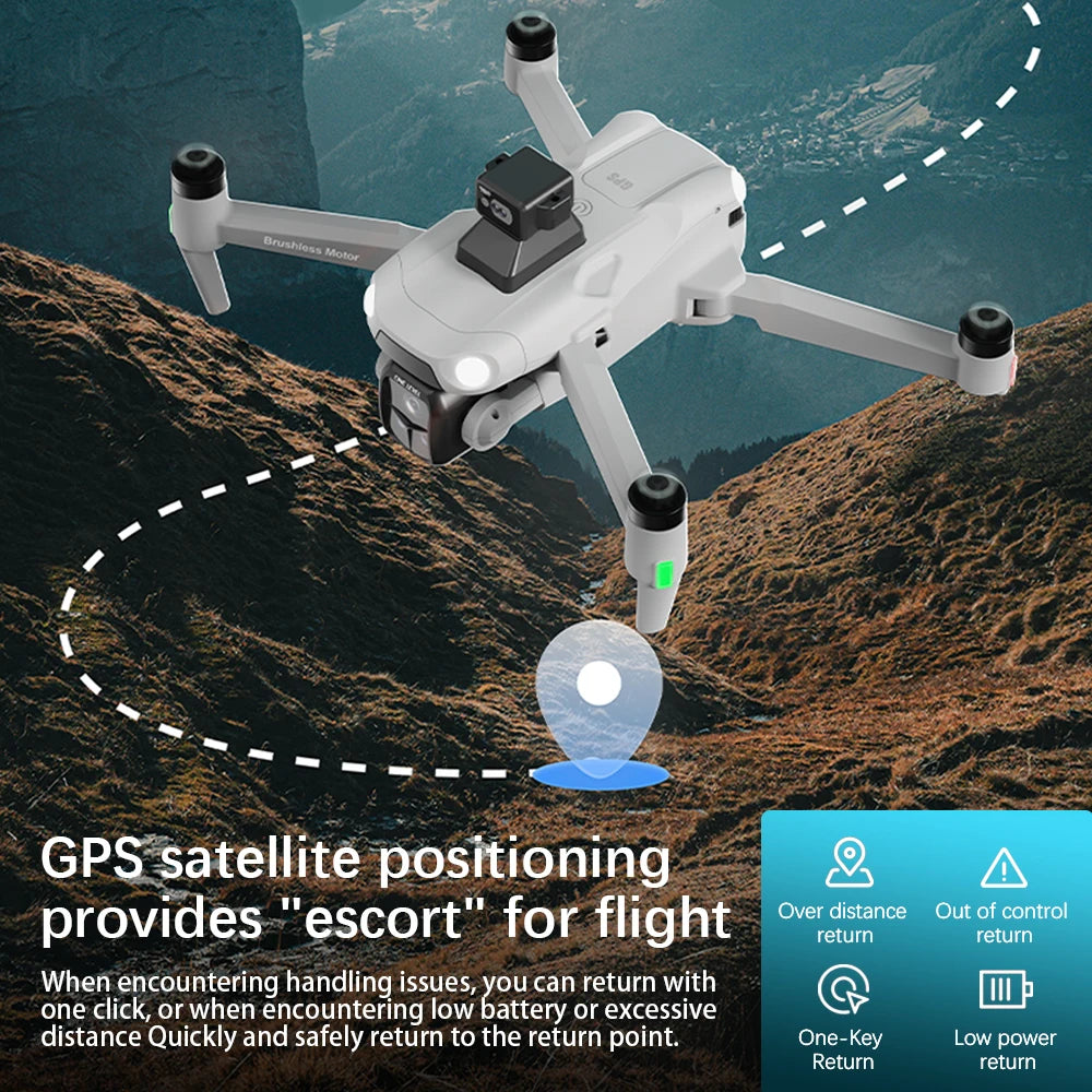 For Xiaomi A1R 3S GPS Drone 8K Professional  HD Camera 360° Laser Obstacle Avoidance Brushless Motor 5G WIFI FPV Quadcopter Toys