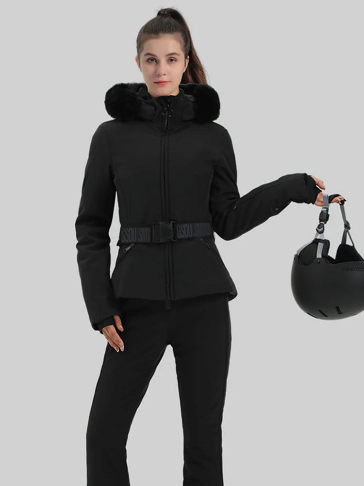 Snowboard Jackets 2025 Mountain Winter Hooded Woman Snow Jackets Outdoor Skiing Jacket Sports Outerwear Windproof Warm Tracksuit