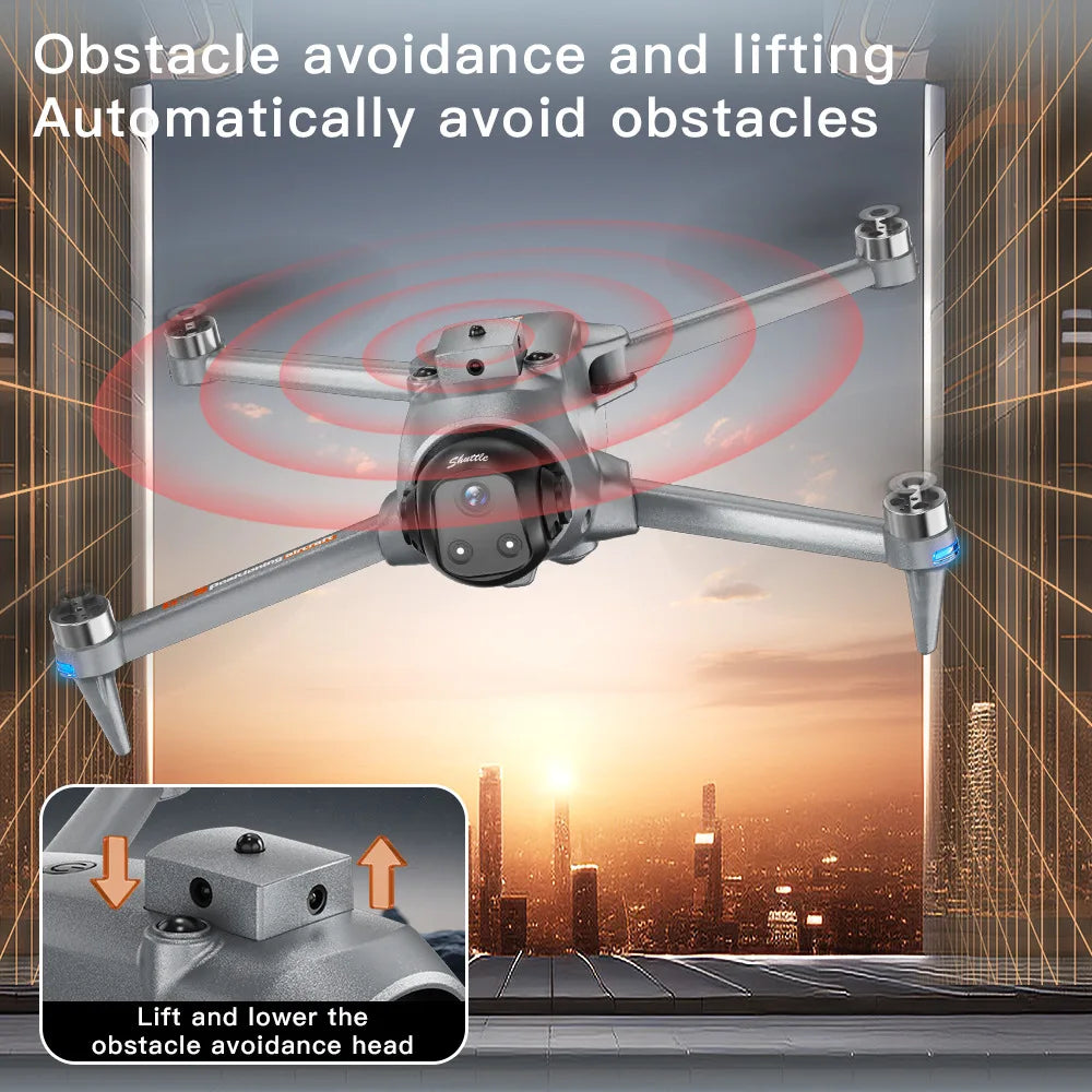 AE20 Drone Remote Control Brushless Motor Screen Lifting Obstacle Avoidance GPS Intelligent Positioning Remote Control Aircraft