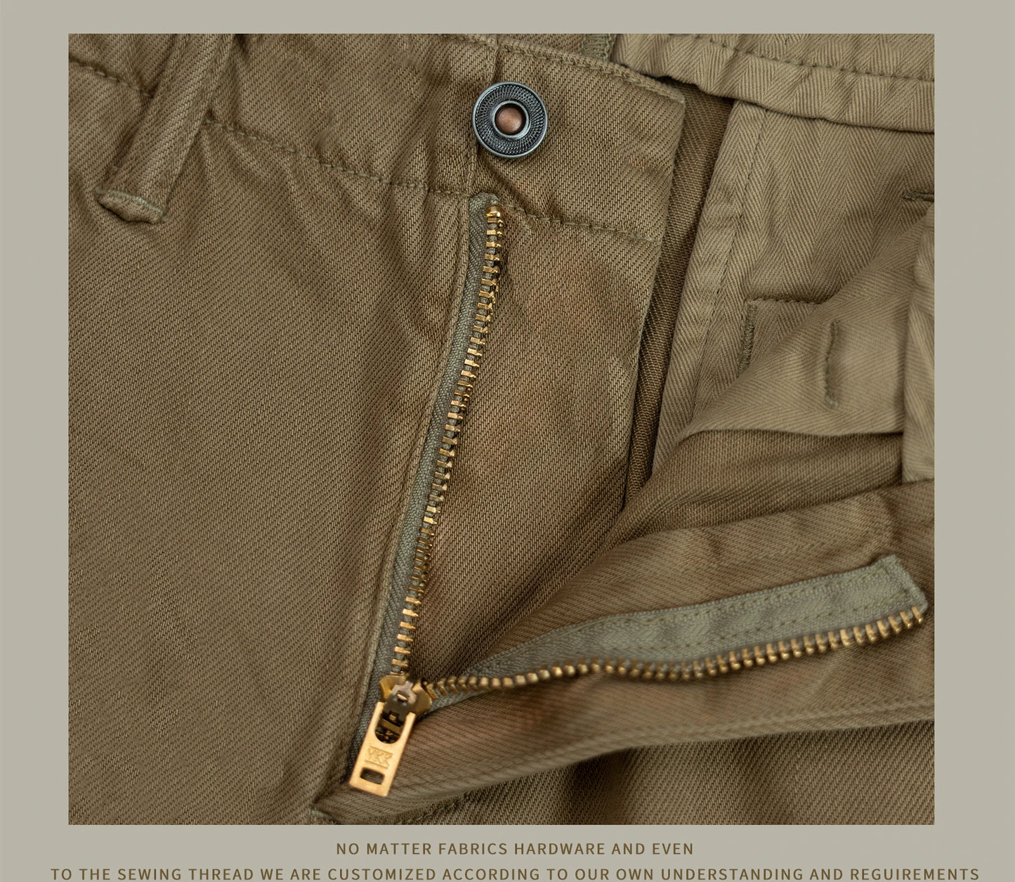 Red Tornado Garmen-Dyed Officer Chino Pants Straight Fit American Casual Style Men's Everyday Trousers