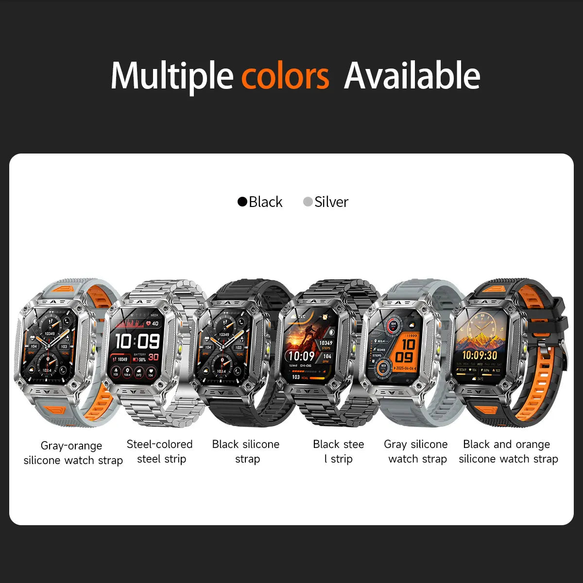 2026 HOT New 1400mAh Large Battery Smart Watch Military Quality 10ATM Waterproof Tactics 100+Sport Bluetooth call SmartWatch Men