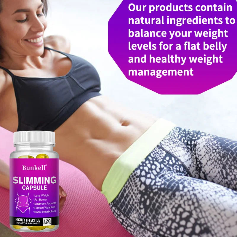 Slimming Capsules Burn Fat At Night To Lose Weight, Promote Metabolism, Suppress Appetite, and Manage Healthy Weight