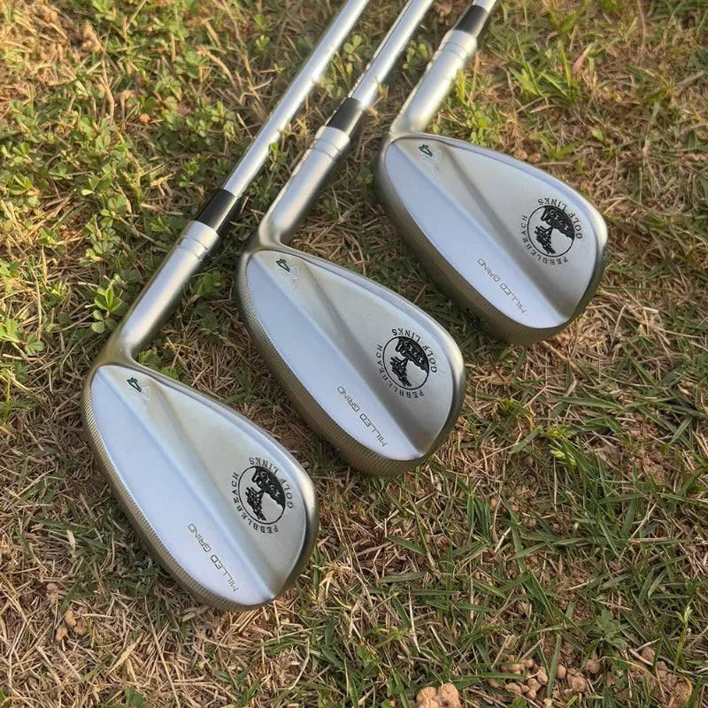 1pc Golf club Wedges 52 56 60 Degrees Silvery With Stiff Flex Steel Shaft And Milled Face, Right Hand Golf Sand Wedge