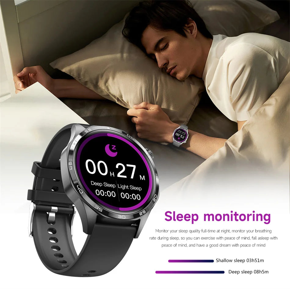 Smart Watch 5 Pro GPS NFC Smartwatch Men 360*360 AMOLED Screen Heart Rate Monitor Bluetooth Call IP67 Waterproof Men Smartwatch