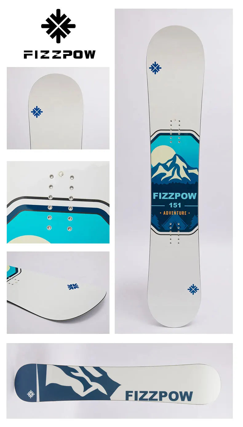 All-Mountain All-Terrain Snowboard Fizzpow Rider Board Versatile Snowboarding De for Adult Snow Tras in All Areas