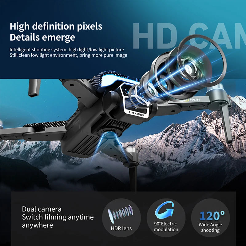 For Xiaomi Z104 GPS positioning Drone 8K HD Aerial Photography Dual Camera Brushless Quadrotor Obstacle Avoidance Aerial RC UAV
