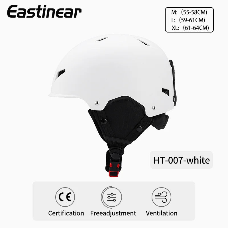 Eastinear Ski Helmet Ski Goggles Helmet Integrated Warm and Anti-collision Outdoor Ski Safety Equipment for Adults and Children