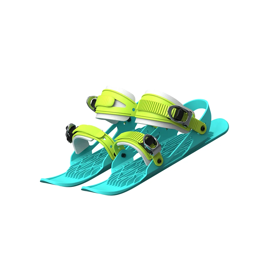 Adult mini entry-level ski skis suitable for beginners Ski boots that can be worn directly on the feet Snow walking shoes
