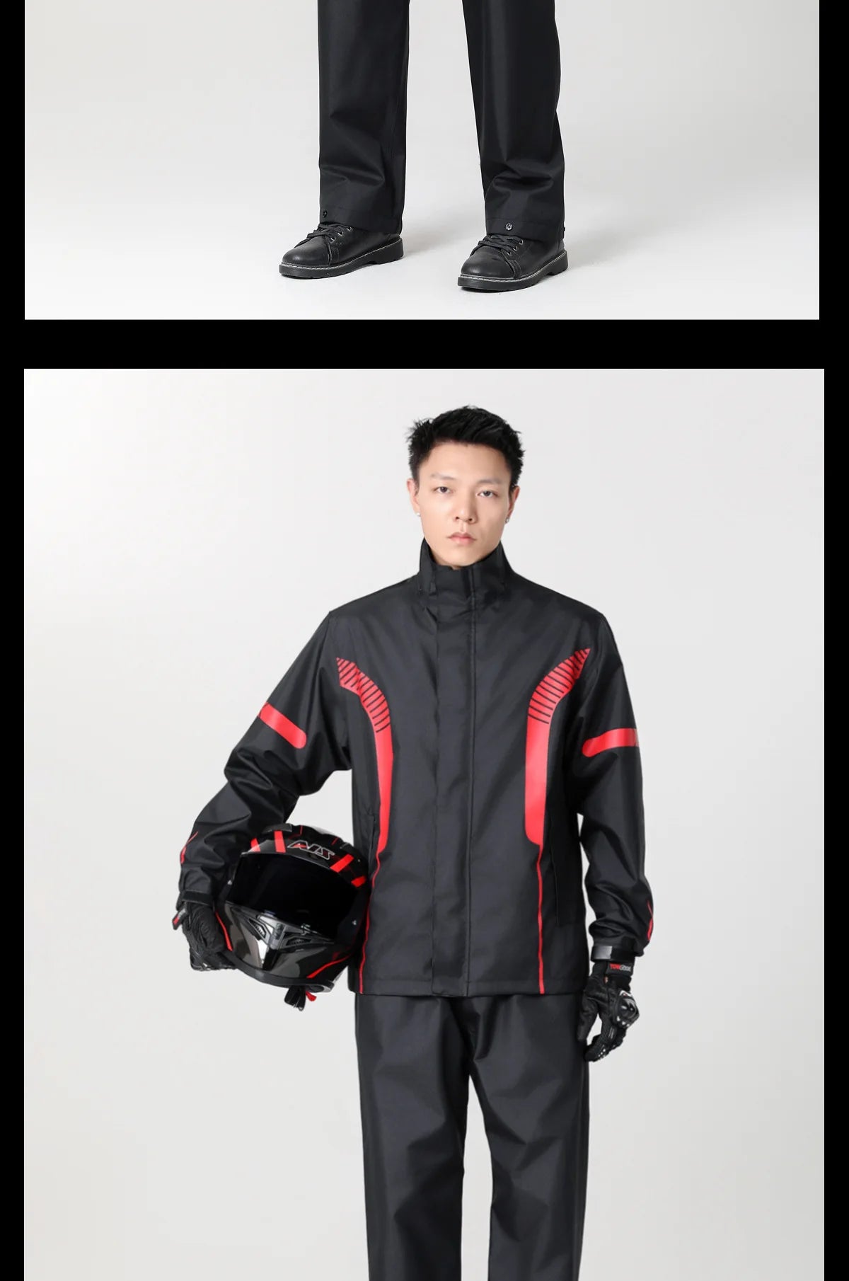 2026 New Model Motorcycle Raincoat Suit  Raincoat Set For Motorcycle Riding Clothing Against Heavy Rain Reflective Raincoat