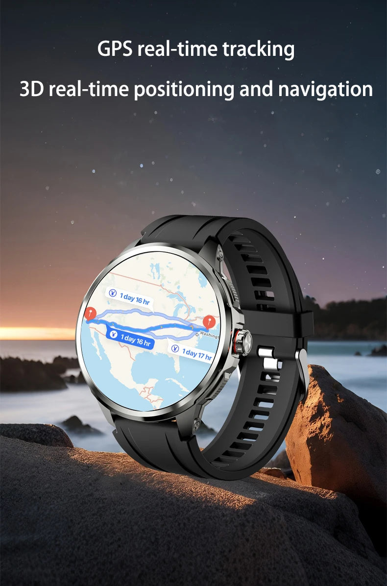Original H99 Smart Watch Android Watches Amoled Smartwatch With 190° Rotary Camera Google Play Store 1.95inch Amoled Screen