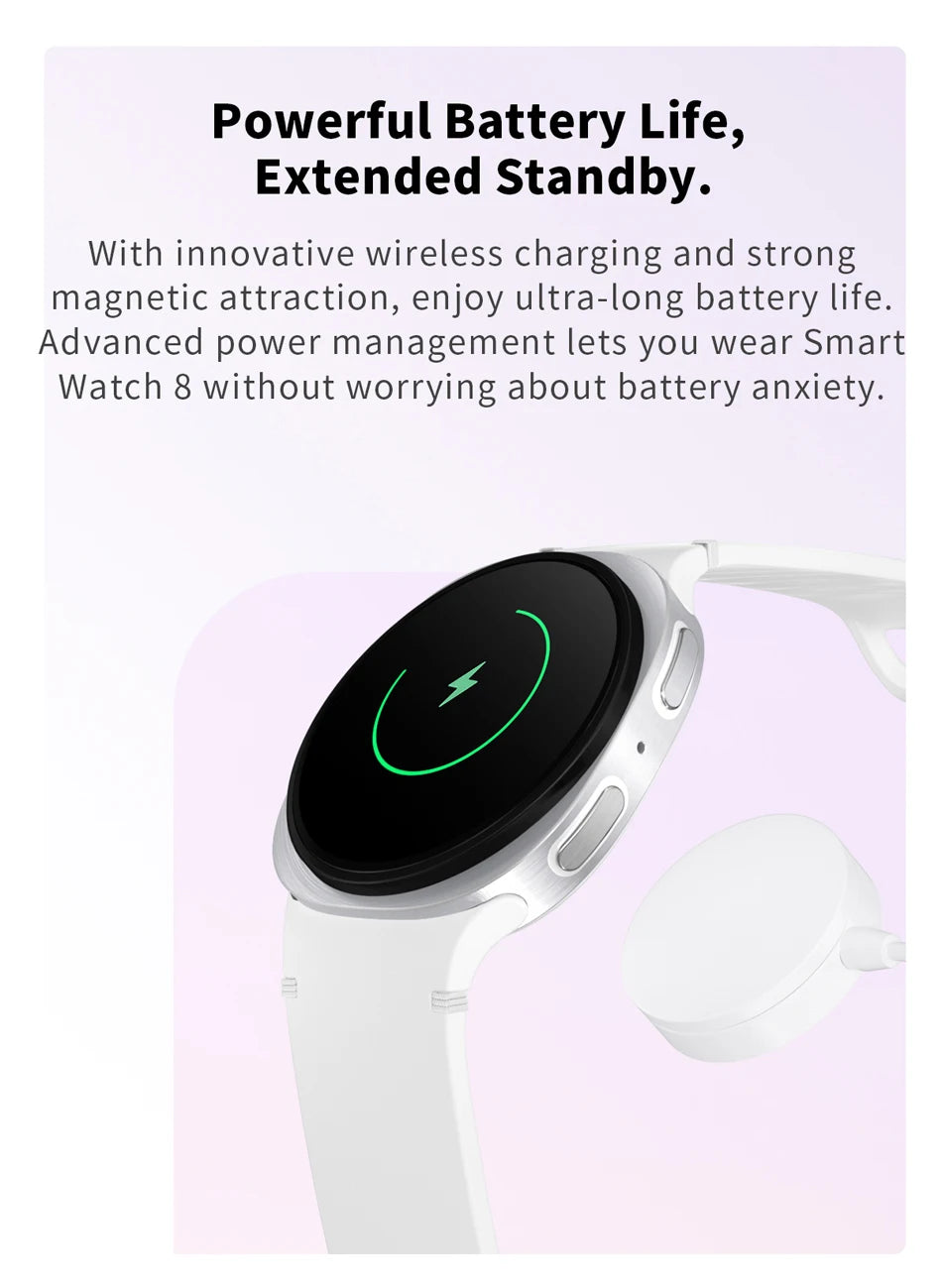 2026 New Galaxywatch Ultra 8 Ladies SmartWatch Compass IP68 waterproof BT Call GPS map navigation Men SmartWatch For Android IOS