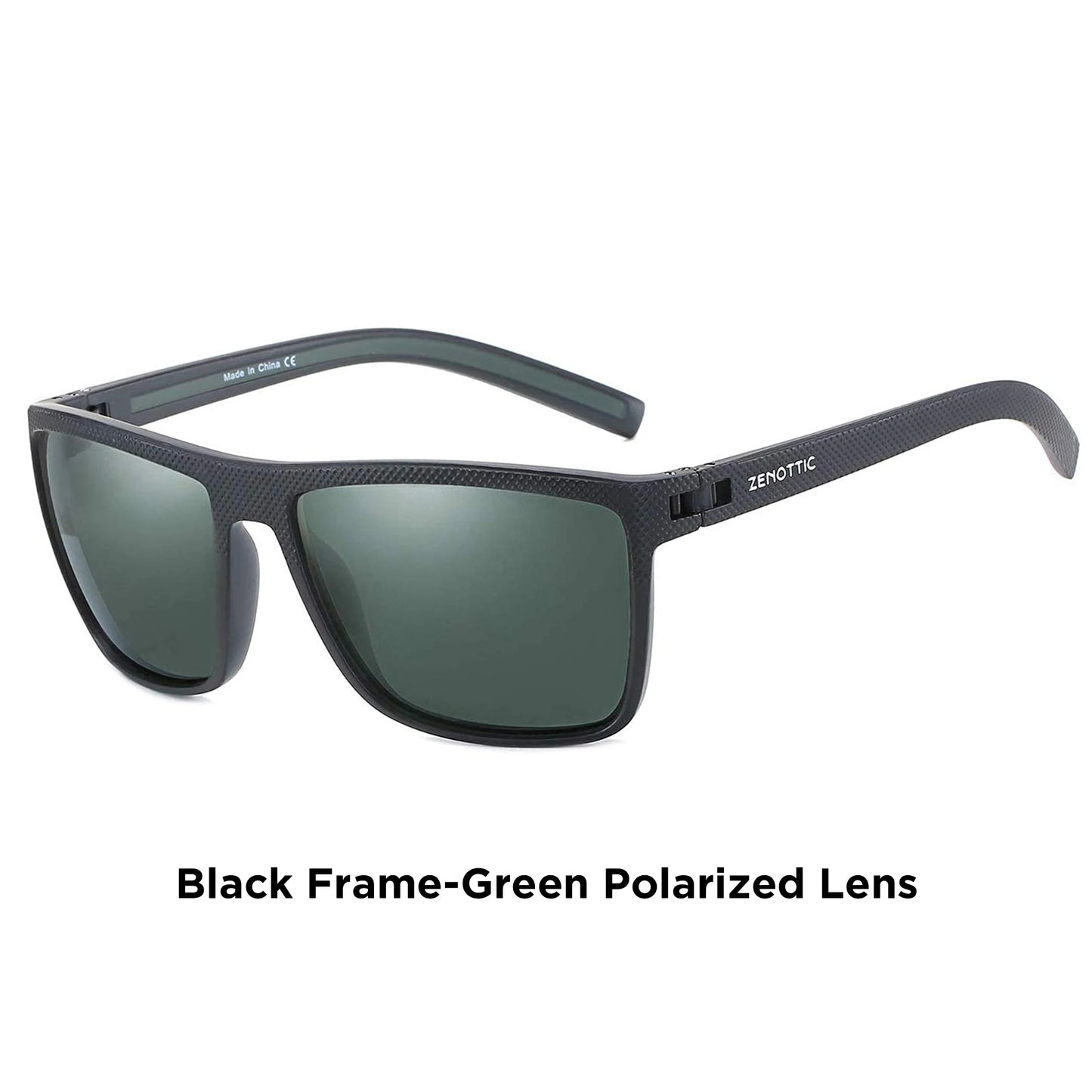 ZENOTTIC Retro Square Polarized Prescription Sunglasses Fashion Lightweight TR90 Progressive Optical Sun Glasses for Women Men