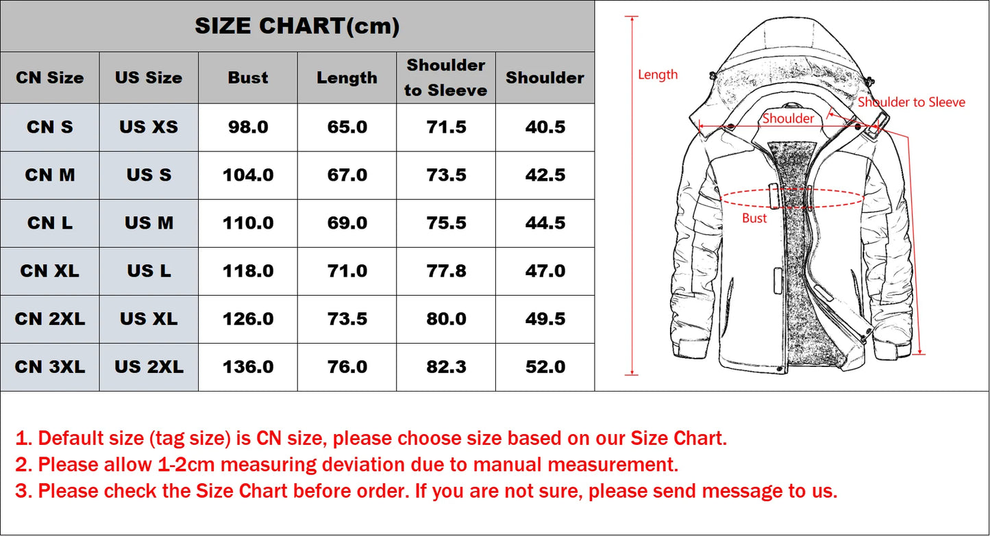 KEFITEVD Women's Winter Heavyweight Snowboard Skiing Jacket Outdoor Thermal Warm Hiking Jackets Coats Windbreaker Outwear Casual