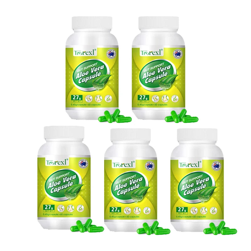 Weight Loss Slimming Products for Men & Women Aloe Vera Appetite Reduction Vegan Capsules
