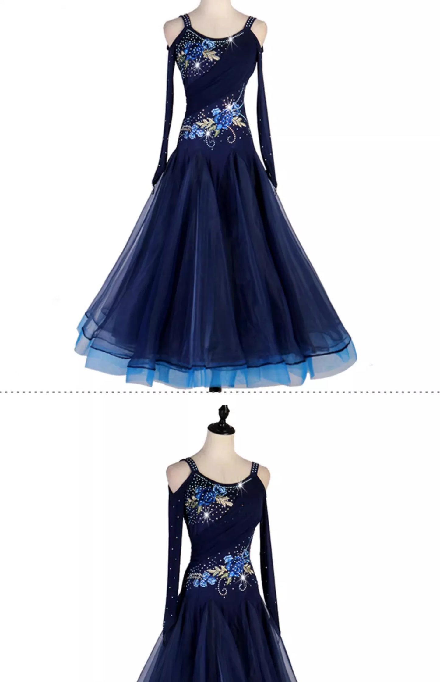 Modern Dance Competition Ballroom Dress Dancewear Womens Waltz Suit Carnival Urban Costumes Practice Wear Girls Fashion Clothing