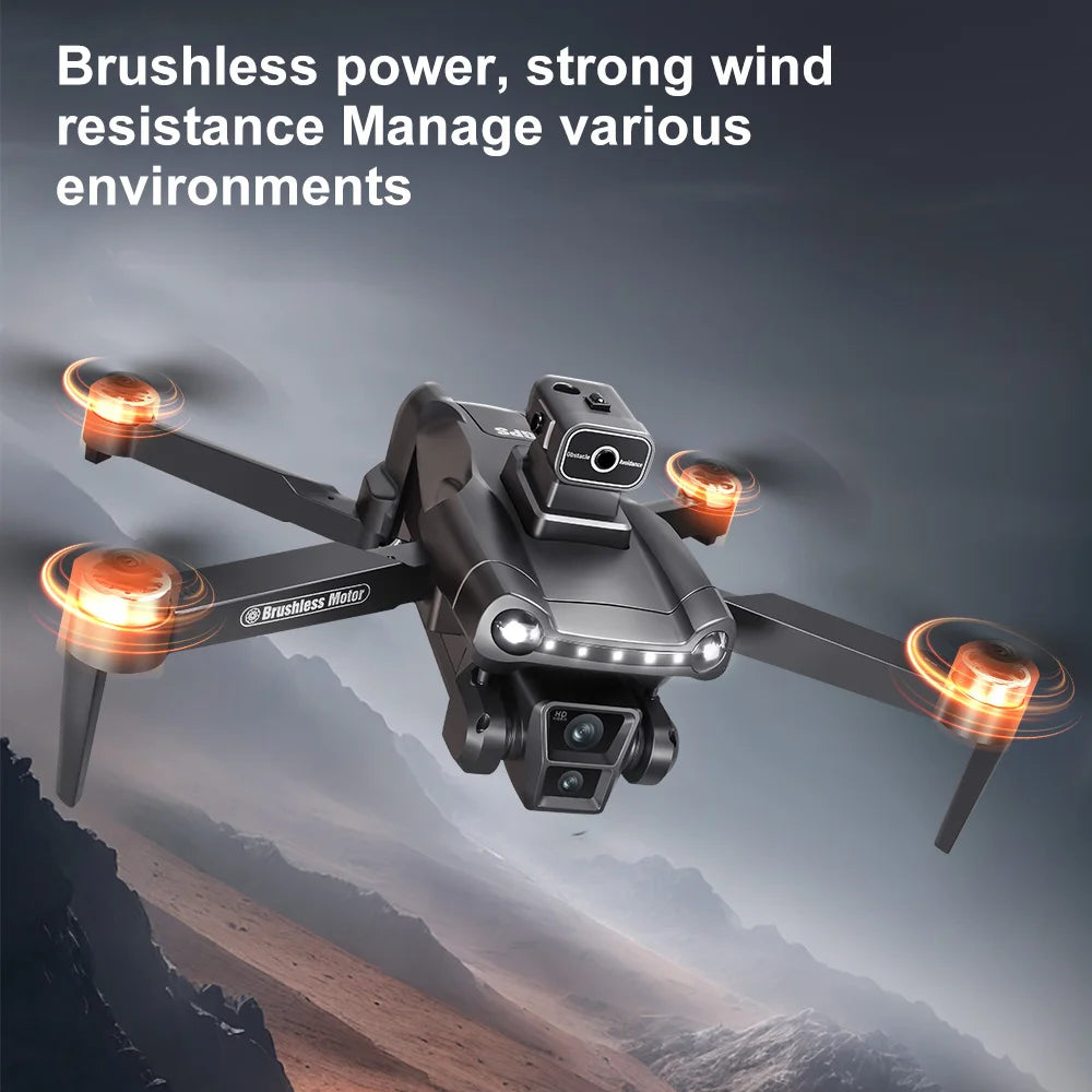 Original V198MAX GPS Return Drone 5G 8K HD Dual Camera Dron Remote With Screen Laser Obstacle Avoidance Drone RC Toys Gifts FPV