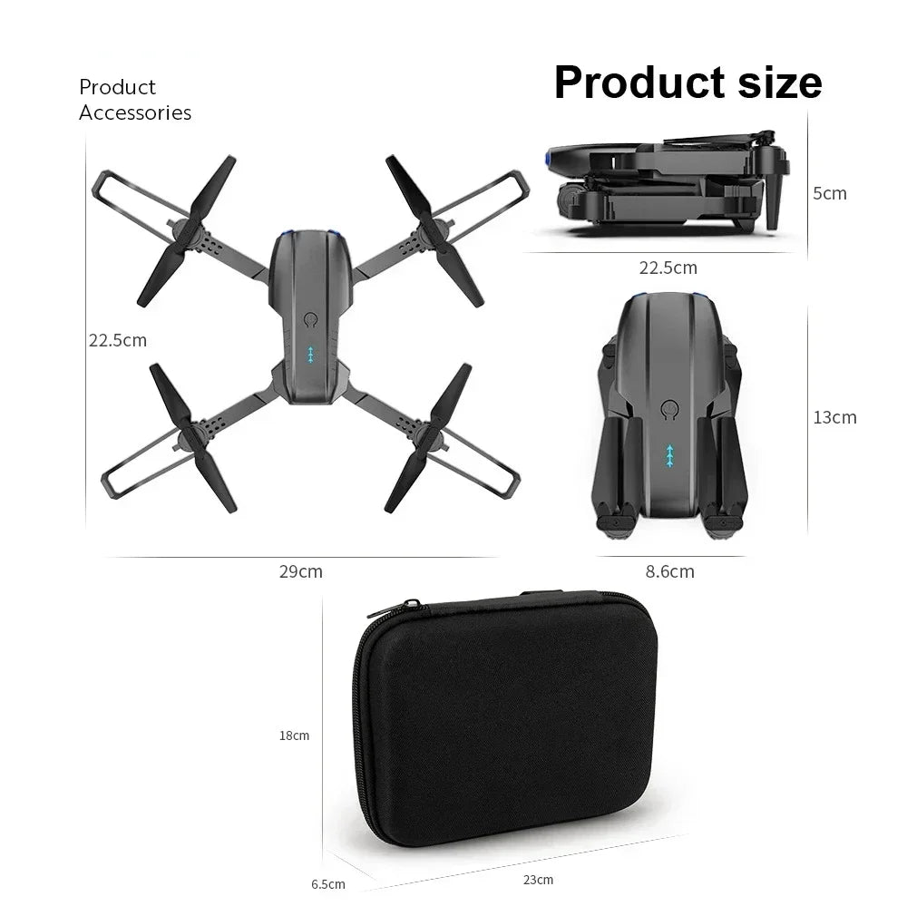 E99 Pro Drone With 4K Dual Camera Wifi Optical Flow And Obstacle Avoidance For Aerial Photography Quadcopter For Birthday Gift ﻿