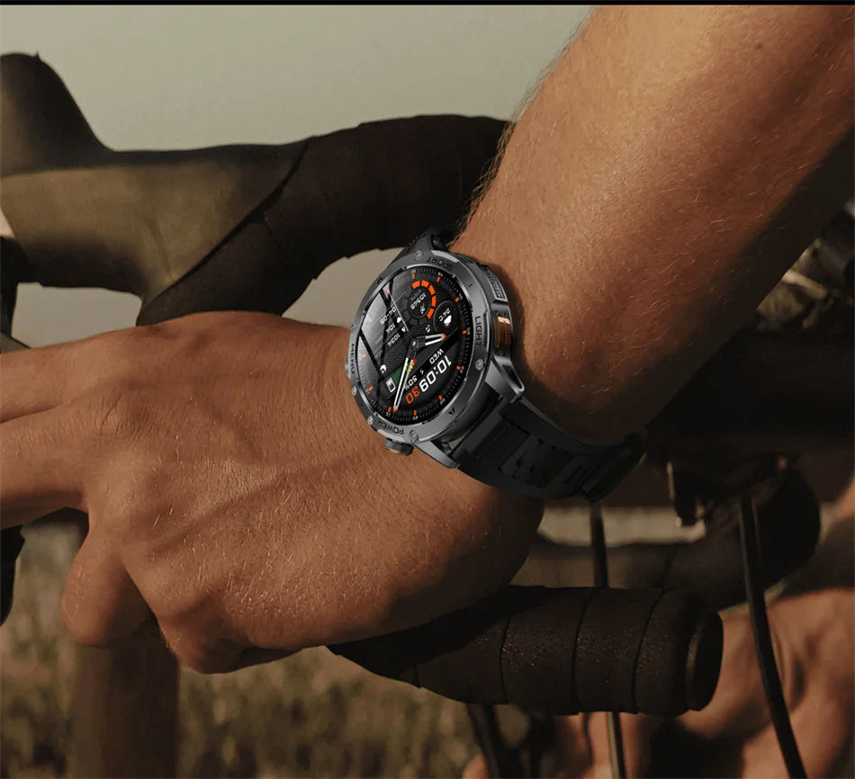 T-Rex 3 Military Grade 1000mAh Battery Smart Watch IP68 Waterproof GPS Bluetooth call AMOLED HD Men Sports 2025 New Smartwatch