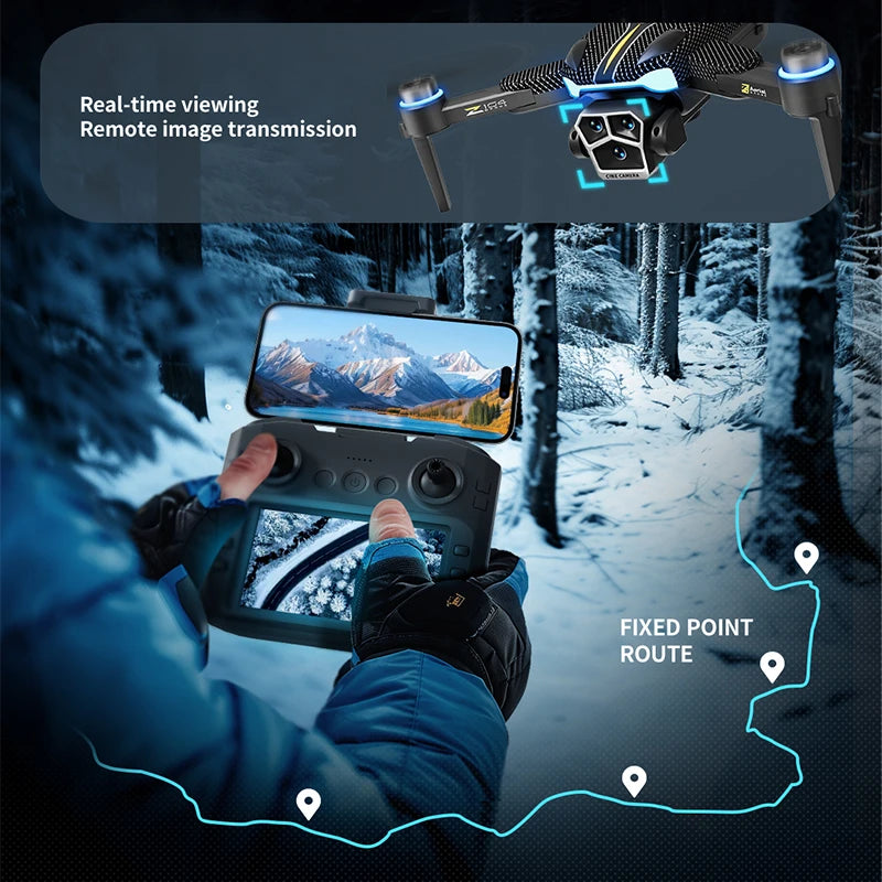 For Xiaomi Z104 GPS positioning Drone 8K HD Aerial Photography Dual Camera Brushless Quadrotor Obstacle Avoidance Aerial RC UAV