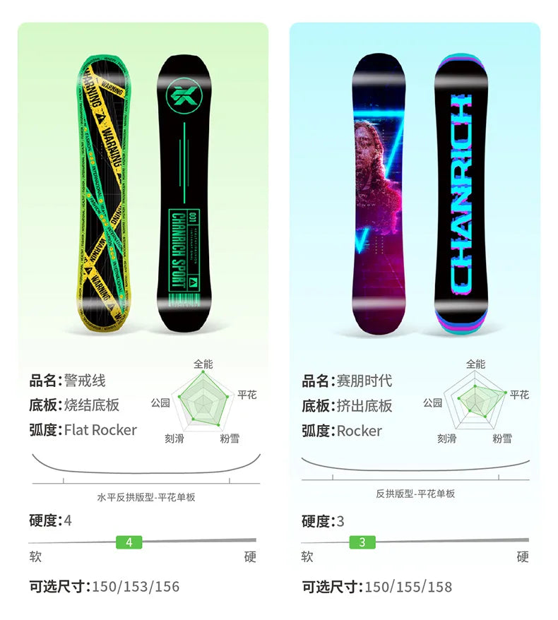 Adult Snowboard All-rounder Beginner's Professional Snowequipment Akcesoria Do Nart Tabla Esquiar Ski Snowboard Set