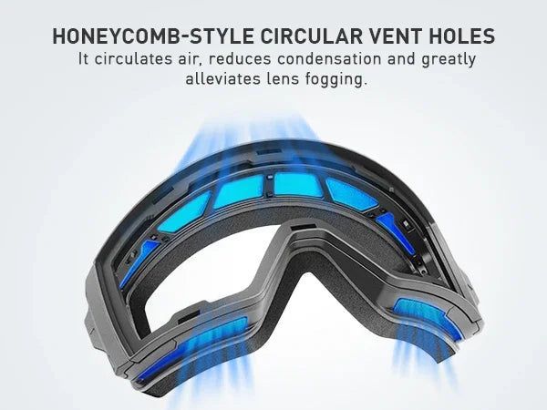 KAPVOE Outdoor Photochromic Ski Goggles Winter Snow Sports for Unisex Snow Glasses UV400 Anti-fog Magnetic Snowboard Glasses