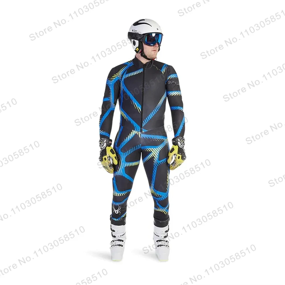 Winter Warm One Piece Ski Suit Wear-resistant flannel Ski Wear Outdoor male Snowboard Snowsuit Jumpsuits Non-Padded 2025