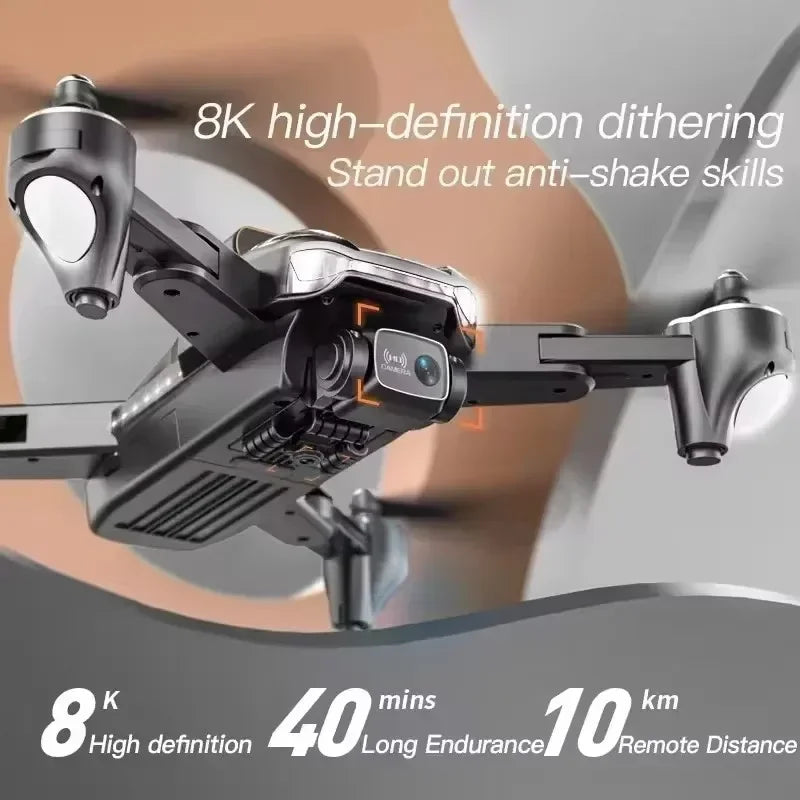 New P11 Max GPS Drone 8K HD 5G Professional Aerial Photography Dual Camera Obstacle Avoidanc Brushless Quadrotor 20000M 2026