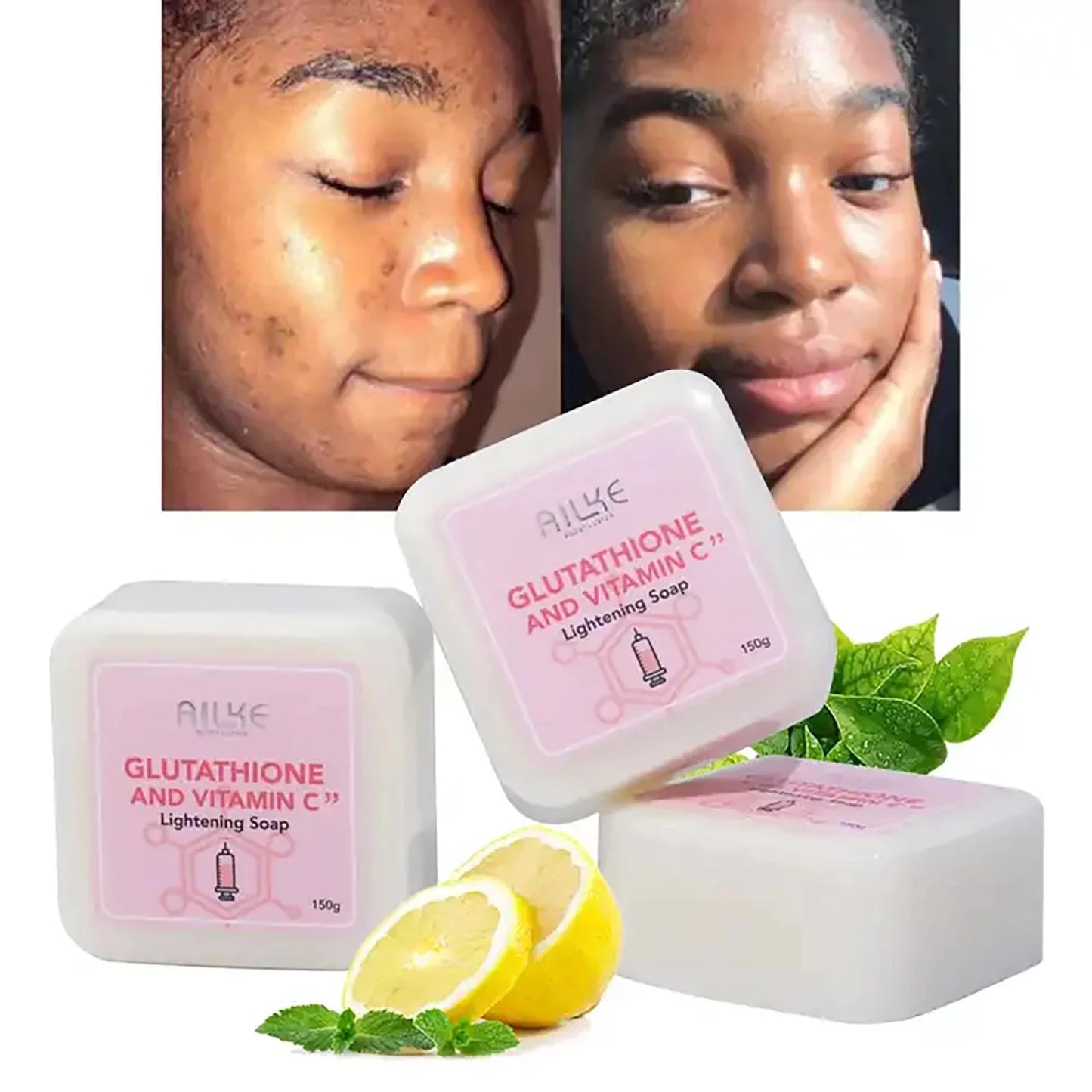 AILKE Whitening Skin Care Cream, Lightening Lotion, Remove Dark Spots With Glutathion, Shea Butter, Moisturizing Body Cream
