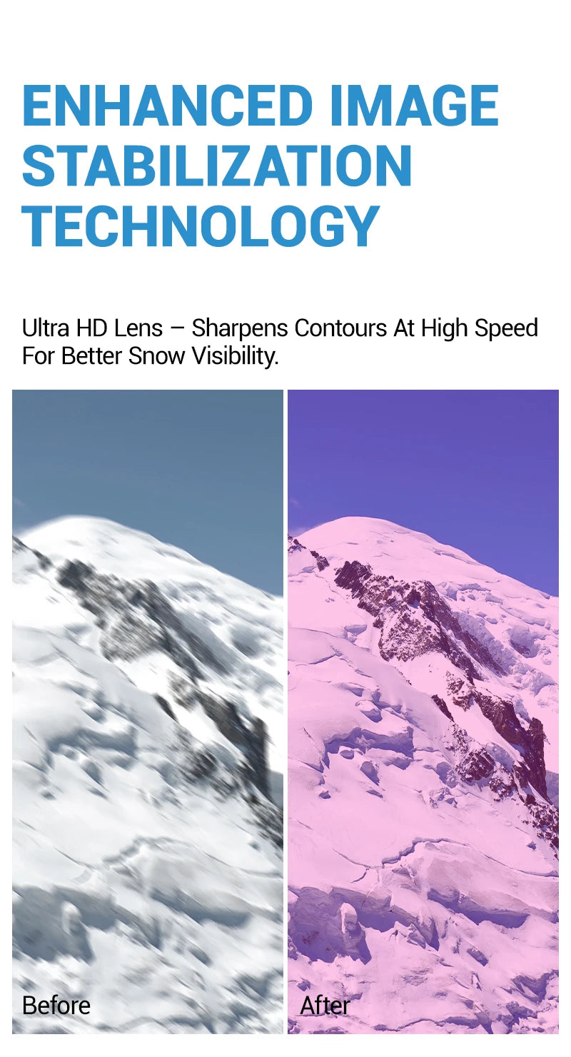 KAPVOE New Outdoor Photochromic Ski Goggles Magnetic Anti-fog Ski Glasses Winter Sports Skiing Snowboard Men Women UV400 Snow