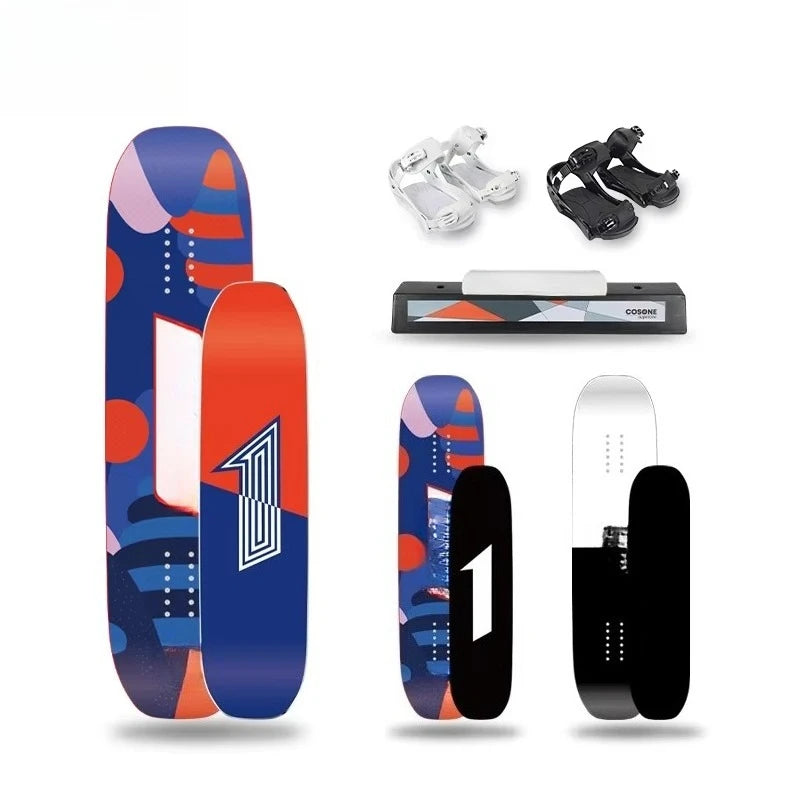 Adjustable Black Snowboard Aluminum Snowboard and Bundle Men's Bundle Snowboard Bundle